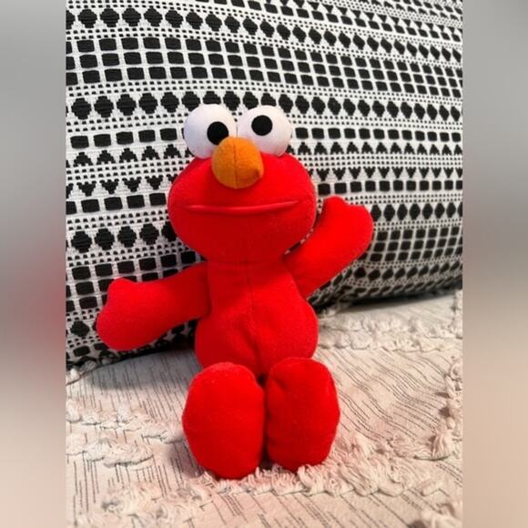 Vintage 1997 Sesame Street Beans‎ Elmo Muppet Plush - Picture 1 of 4